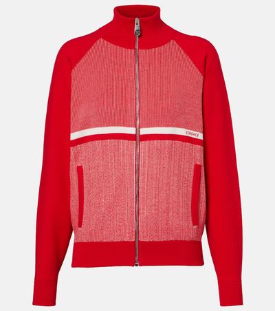 Versace Versace Cotton-blend jacquard jacket