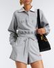Versace Versace Cropped cotton jersey polo shirt - 2
