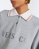 Versace Versace Cropped cotton jersey polo shirt - 3