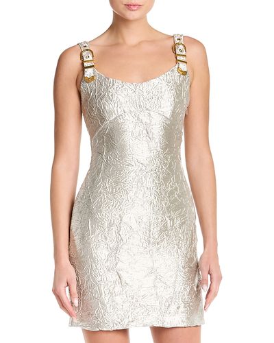 Versace Versace Crushed Texture Mini Dress