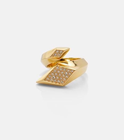 Versace Versace Crystal-embellished ring