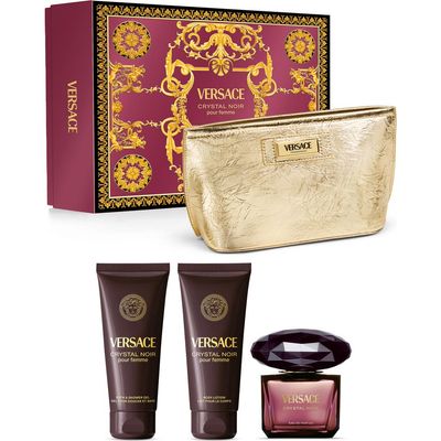 Versace Versace Crystal Noir 4-Piece Gift Set $240 Value 