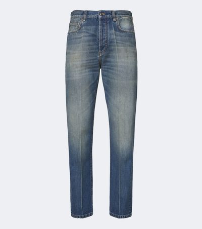 Versace Versace Distressed straight jeans