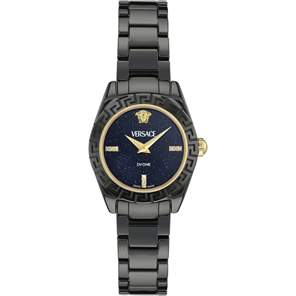 Versace Versace DV One Mini Diamond Ceramic Bracelet Watch, 28mm