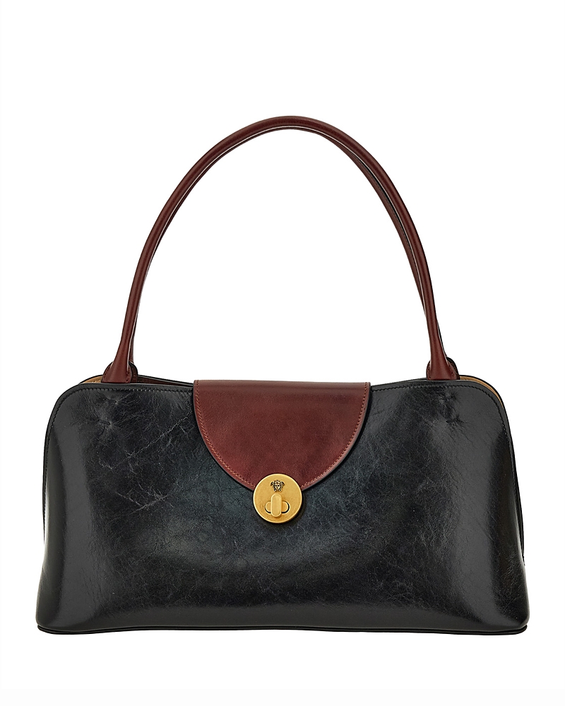 Versace Versace East/West Medium Leather Shoulder Bag
