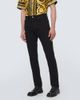 Versace Versace Embellished mid-rise straight jeans - 3