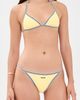 Versace Versace Embroidered Logo Bikini Bottoms Butter Yellow - 4