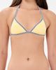 Versace Versace Embroidered Logo Bikini Top Butter Yellow - 2