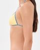 Versace Versace Embroidered Logo Bikini Top Butter Yellow - 4