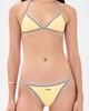 Versace Versace Embroidered Logo Bikini Top Butter Yellow - 5