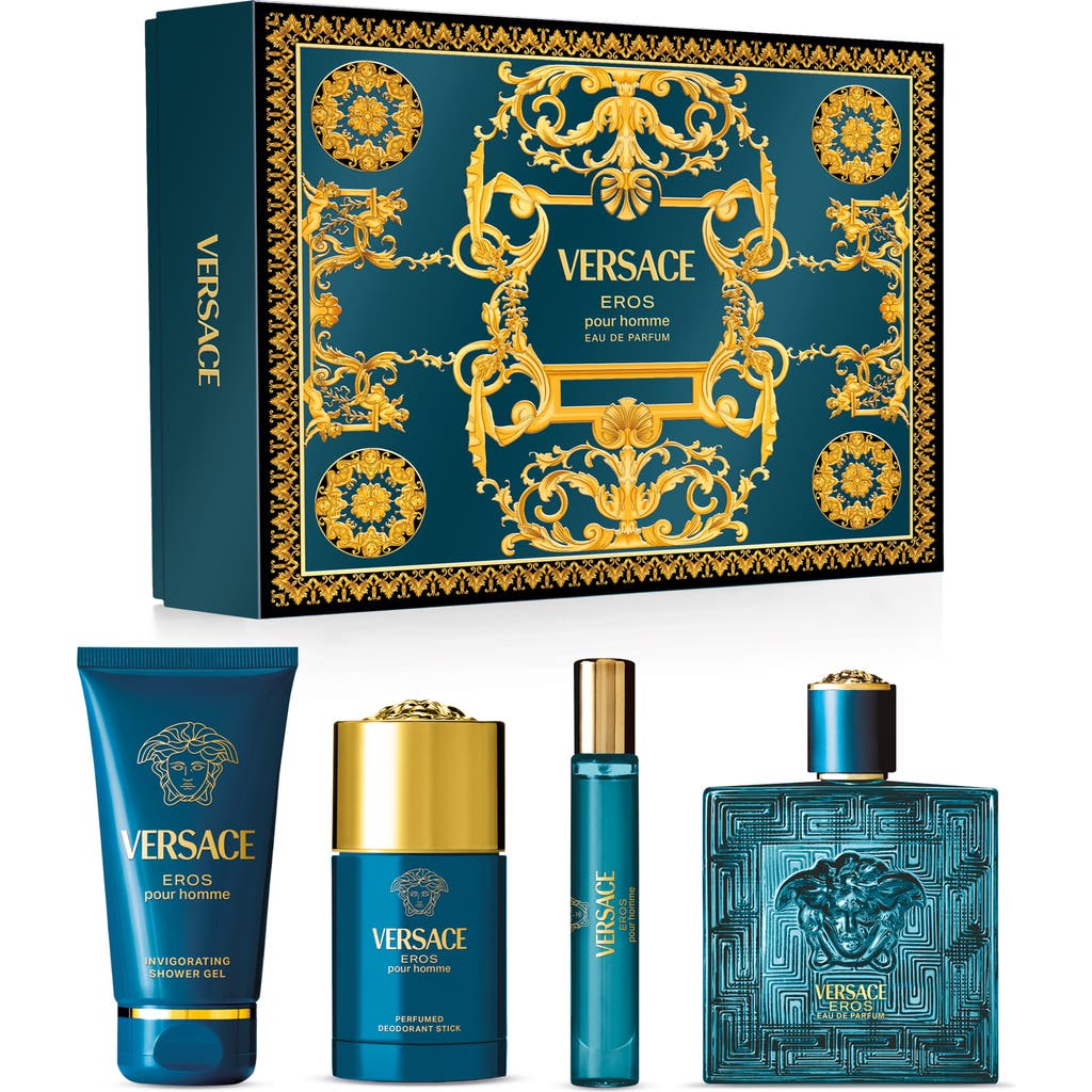 Versace Versace Eros Eau de Parfum 4-Piece Gift Set $226 Value 