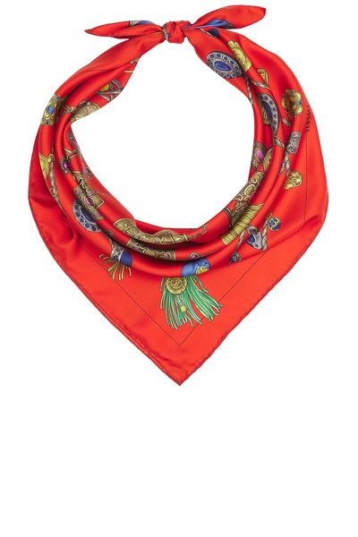 VERSACE VERSACE Foulard Silk Twill Scarf