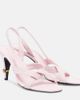 Versace Versace Gianni Medusa leather slingback sandals - 1