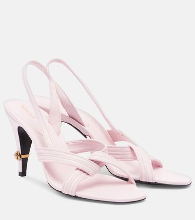Versace Versace Gianni Medusa leather slingback sandals