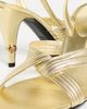 Versace Versace Gianni Metallic Nappa Sandals Light Gold/Gold - 6