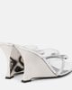 Versace Versace Gianni Ribbon 95 PVC wedge mules - 3