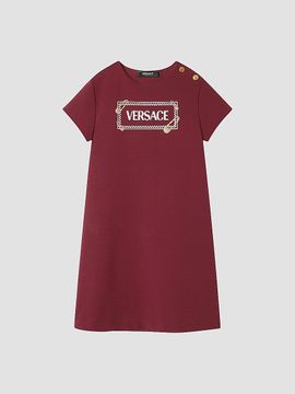 Versace Versace Girl's Little Girl's & Girl's 90s Vintage Logo T-Shirt Dress
