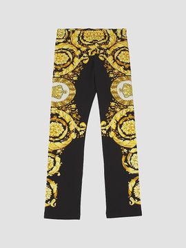Versace Versace Girl's Little Girl's & Girl's Barocco Cottton-Blend Jersey Leggings
