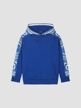 Versace Versace Girl's Little Girl's & Girl's Logo Barocco Foulard Hoodie