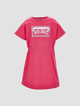 Versace Versace Girl's Little Girl's & Girl's Logo Short-Sleeve Sweatshirt Dress