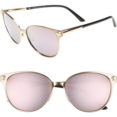 Versace Versace Glam Medusa 57mm Cat Eye Sunglasses