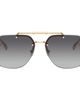 Versace Versace Gold Medusa Pilot Sunglasses - 1