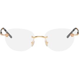 Versace Versace Gold Rimless Glasses