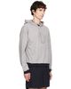 Versace Versace Gray Printed Cotton-Jersey Hoodie - 2