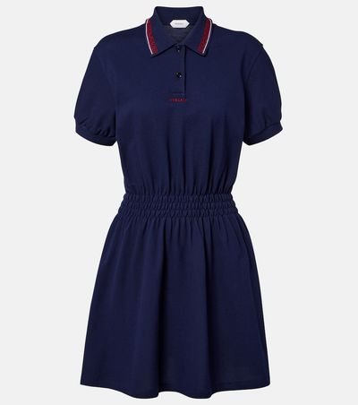Versace Versace Greca cotton piquÃ© polo dress