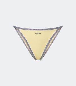 Versace Versace Greca embroidered bikini bottoms