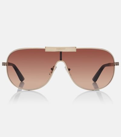 Versace Versace Greca Flow shield sunglasses