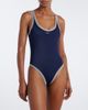 Versace Versace Greca logo embroidered swimsuit - 2