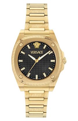 Versace Versace Greca Pulse Goldtone Bracelet Watch, 36mm