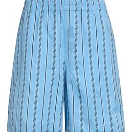 Versace Versace Greca Stripe Jacquard Shorts