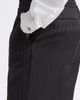 Versace Versace Greca Stripe Wool Straight Leg Pants - 4