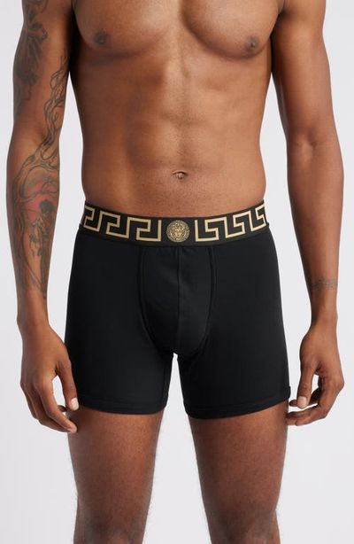 Versace Versace Greek Key Jersey Boxer Briefs