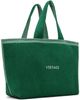 Versace Versace Green Cotton-Terry Jacquard Tote - 3