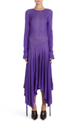 Versace Versace Handkerchief Hem Knit Dress