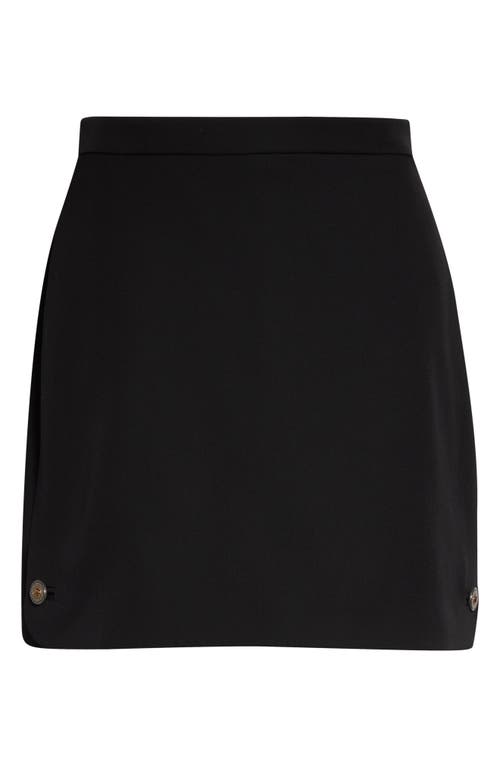 Versace Versace Heavyweight Wool Grain de Poude Skirt