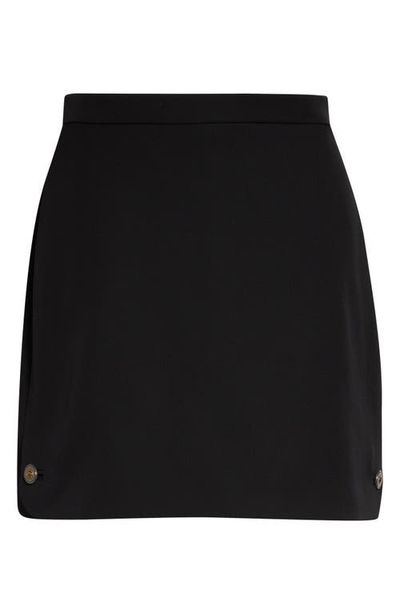 Versace Versace Heavyweight Wool Grain de Poude Skirt