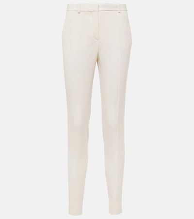 Versace Versace High-rise wool slim pants