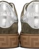 Versace Versace Khaki Greca Embellished Suede Sneakers - 2