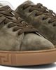 Versace Versace Khaki Greca Embellished Suede Sneakers - 4
