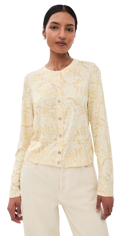 Versace Versace Knit Sweater Washed Out Gold