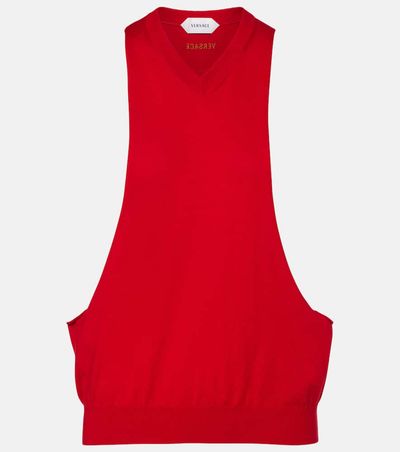 Versace Versace Knitted cotton top