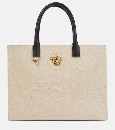 Versace Versace La Medusa canvas tote bag