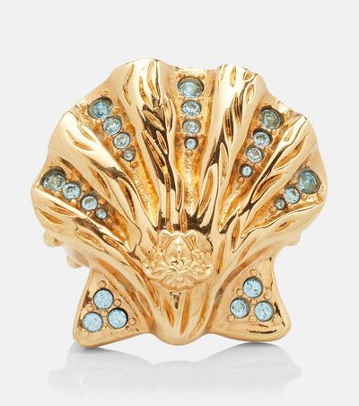 Versace Versace La Medusa embellished ring