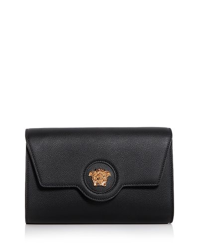 Versace Versace La Medusa Leather Shoulder Bag