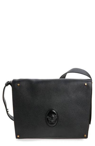 Versace Versace Leather Messenger Bag