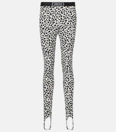 Versace Versace Leopard-print leggings